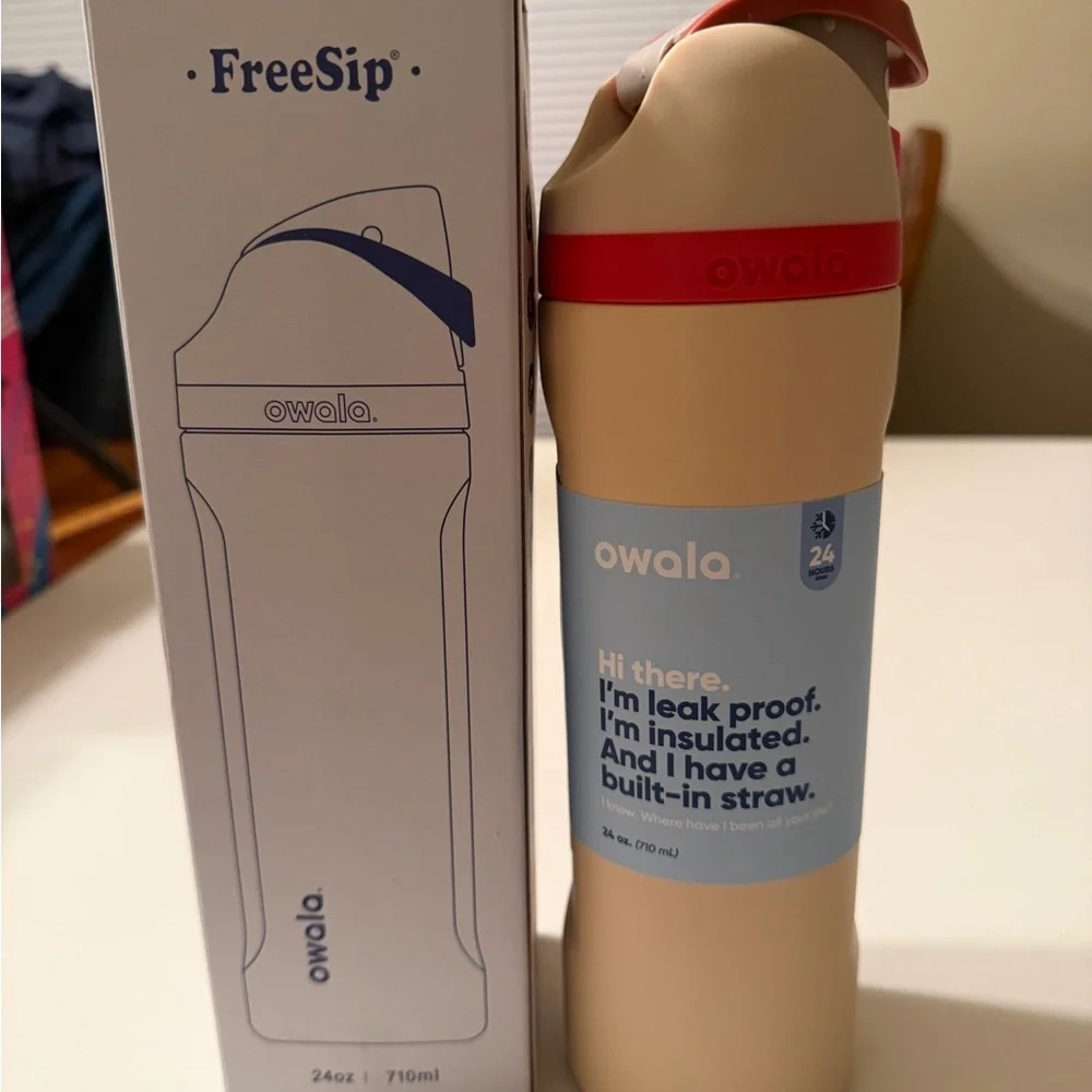 Owala FreeSip Insulated Water Bottle Color Way Sunshine in the Desert